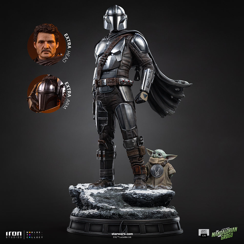 Pre-Order - Statue The Mandalorian and Grogu - The Mandalorian Movie - Legacy Replica 1/4