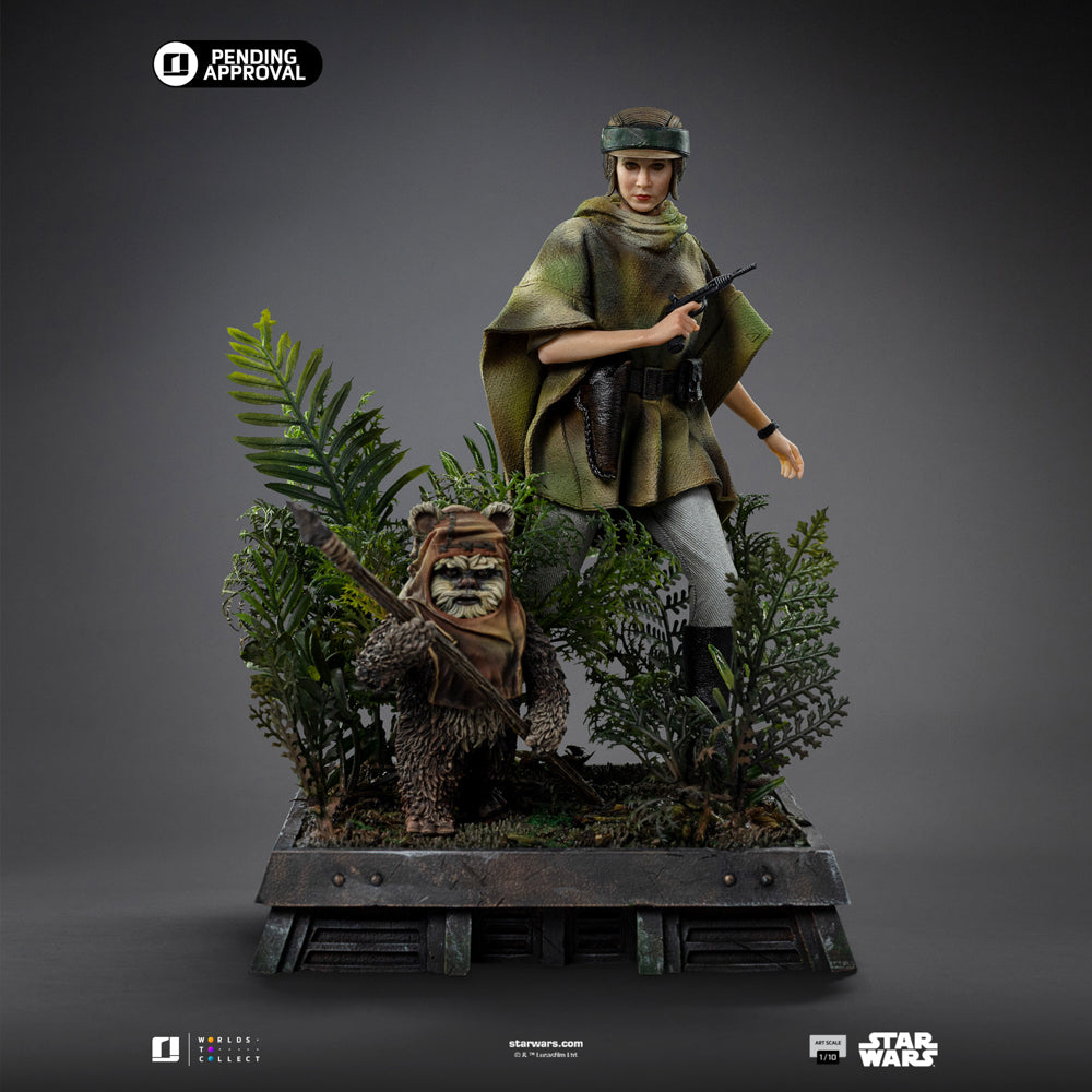 Pre-Order - Statue Leia and Wicket  -  Star Wars Episode VI - Art Scale 1/10 - Iron Studios