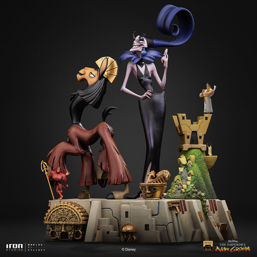 Pre-Order - Statue Kuzko and Yzma - The Emperor's New Groove - Deluxe Art Scale 1/10 - Iron Studios