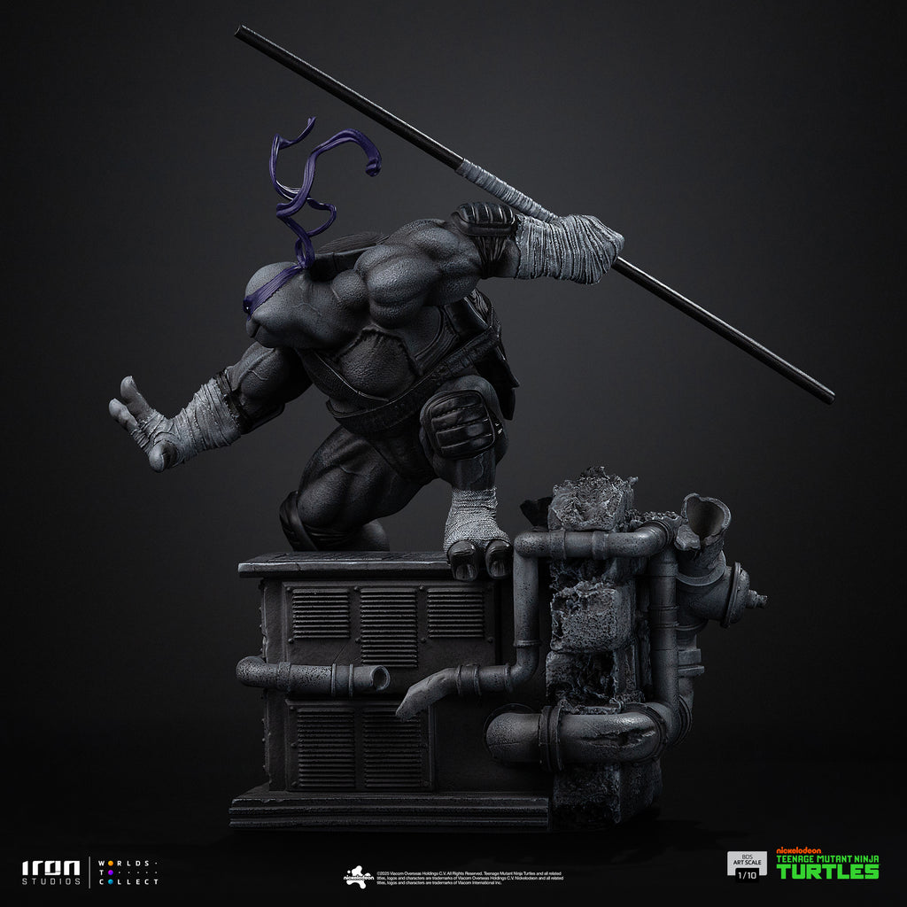Pre-Order - Statue Donatello (Black and White Variant) - Teenage Mutant Ninja Turtles - BDS Art Scale 1/10 - Iron Studios