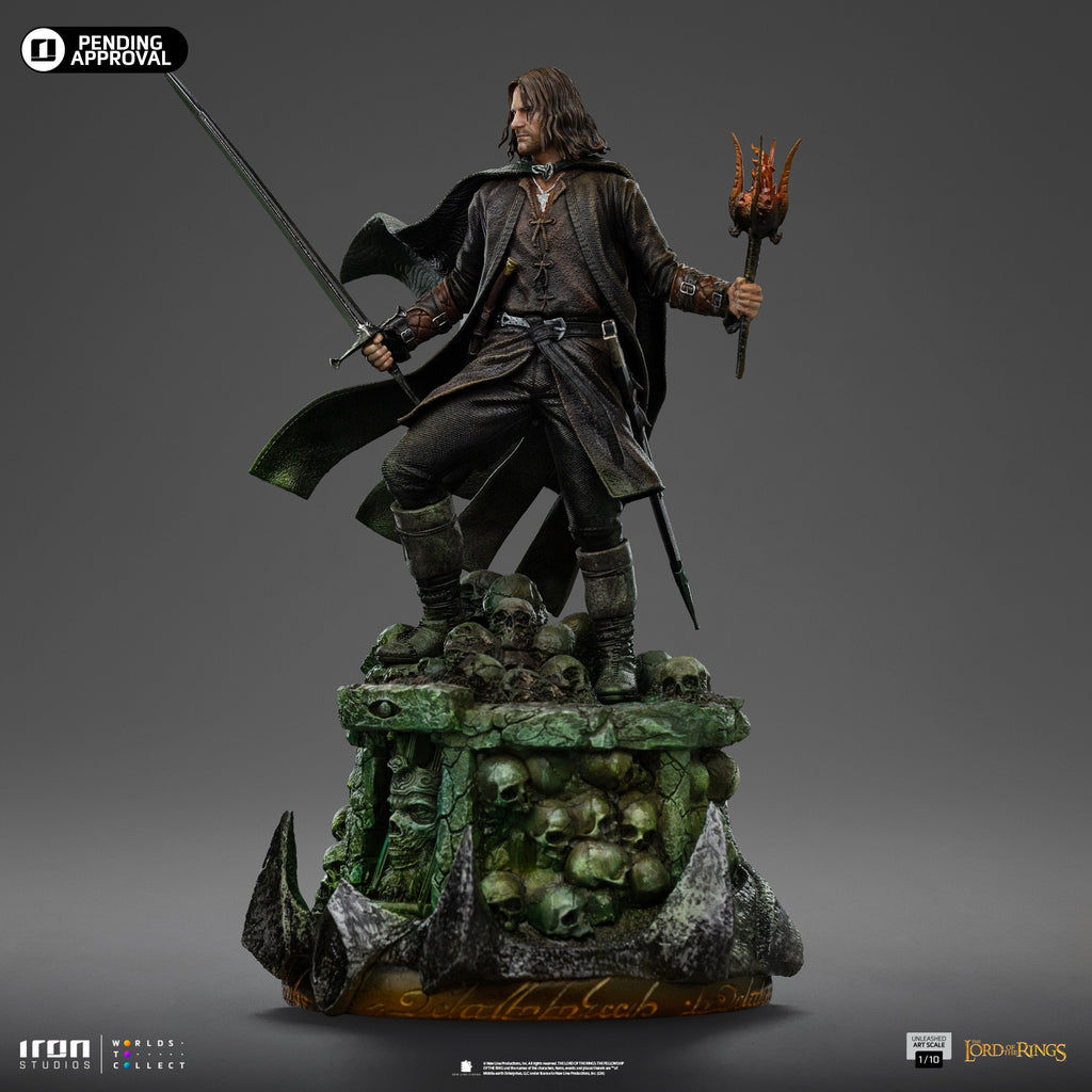 Pre-Order -  Statue Aragorn Unleashed - The Lord of the Rings - Art Scale 1/10 - Iron Studios