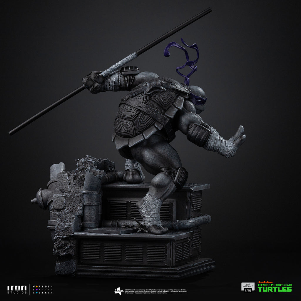 Pre-Order - Statue Donatello (Black and White Variant) - Teenage Mutant Ninja Turtles - BDS Art Scale 1/10 - Iron Studios