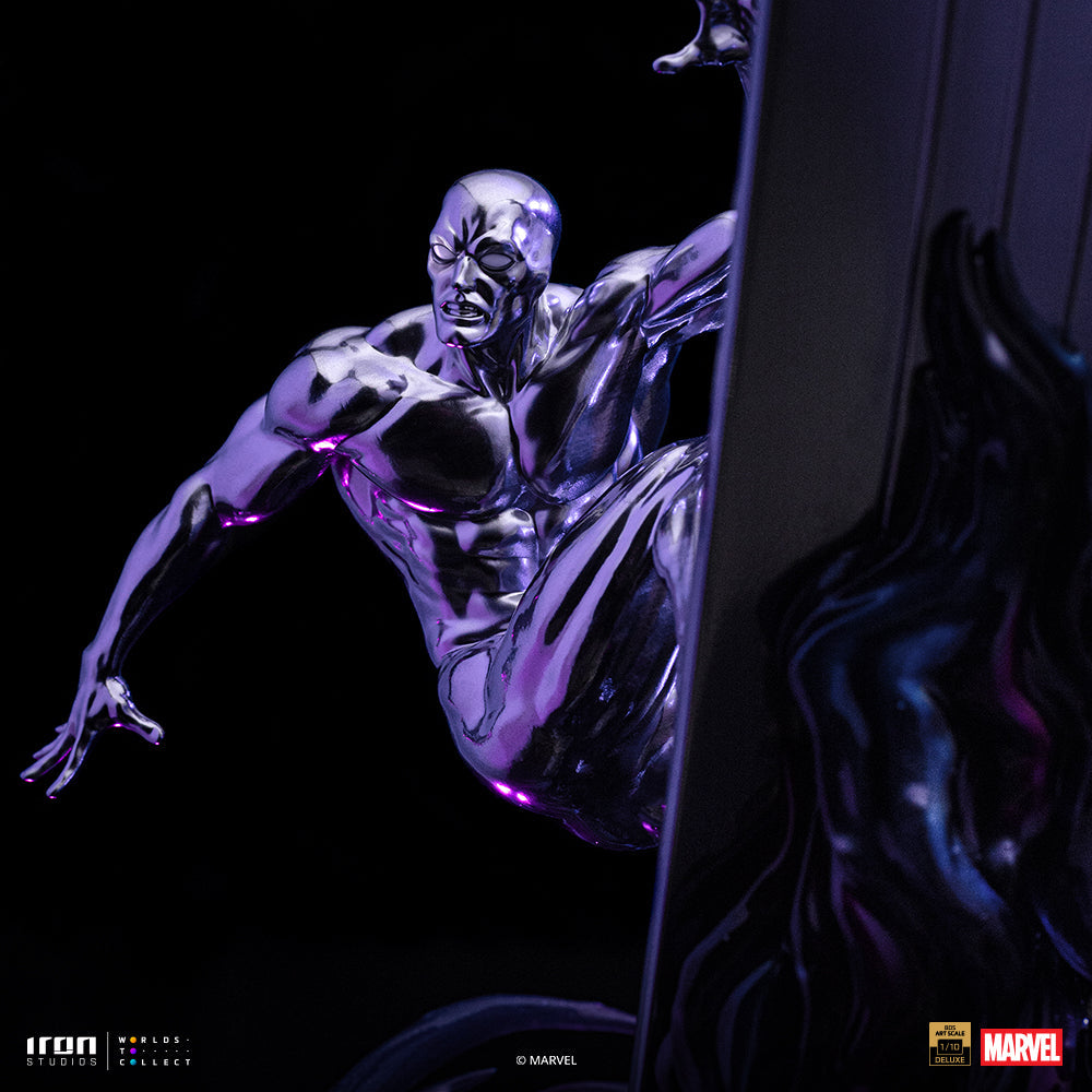 Pre-Order - Statue Silver Surfer Deluxe - Infinity Gauntlet Diorama -BDS Art Scale 1/10 - Iron Studios
