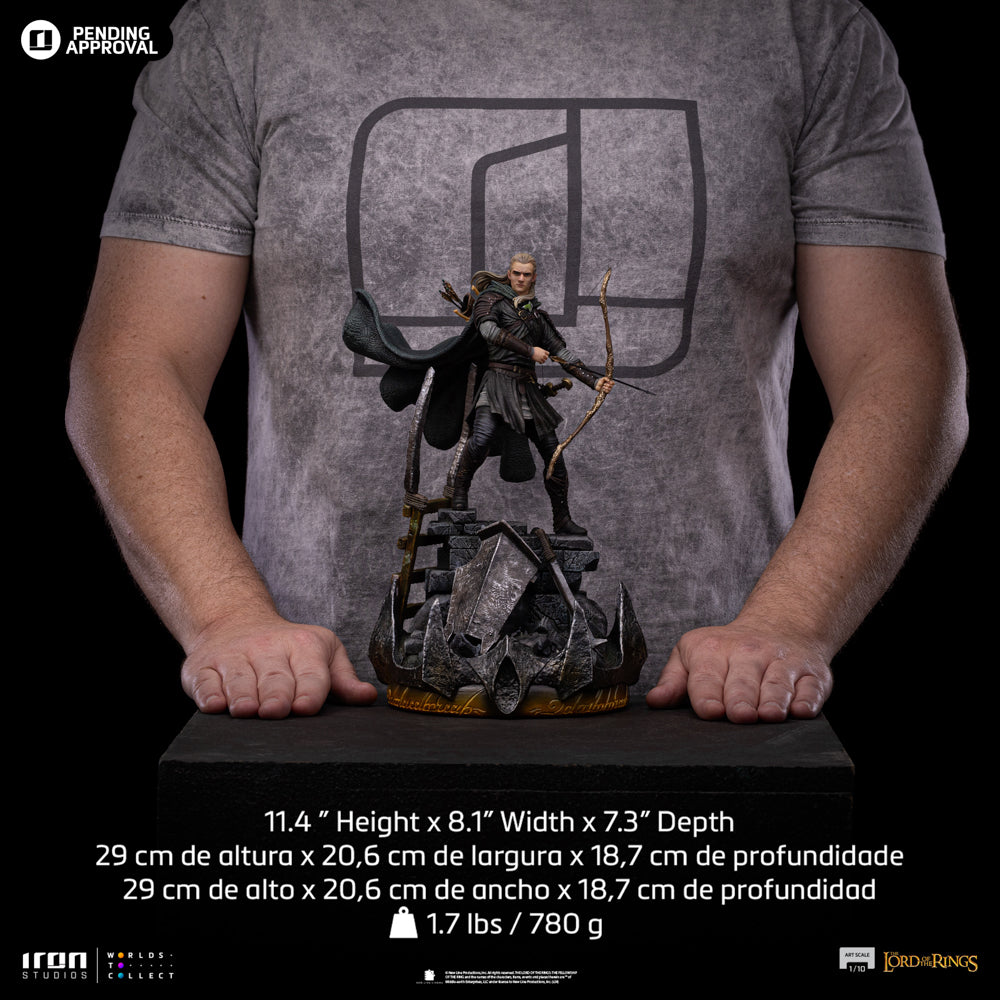 Pre-Order - Statue Legolas Unleashed - the Lord of the Rings - Art Scale 1/10 - Iron Studios
