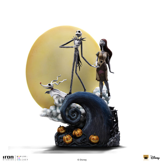 Statue Jack and Sally - Nightmare Before Christmas - Deluxe Art Scale 1/10 - Iron Studios