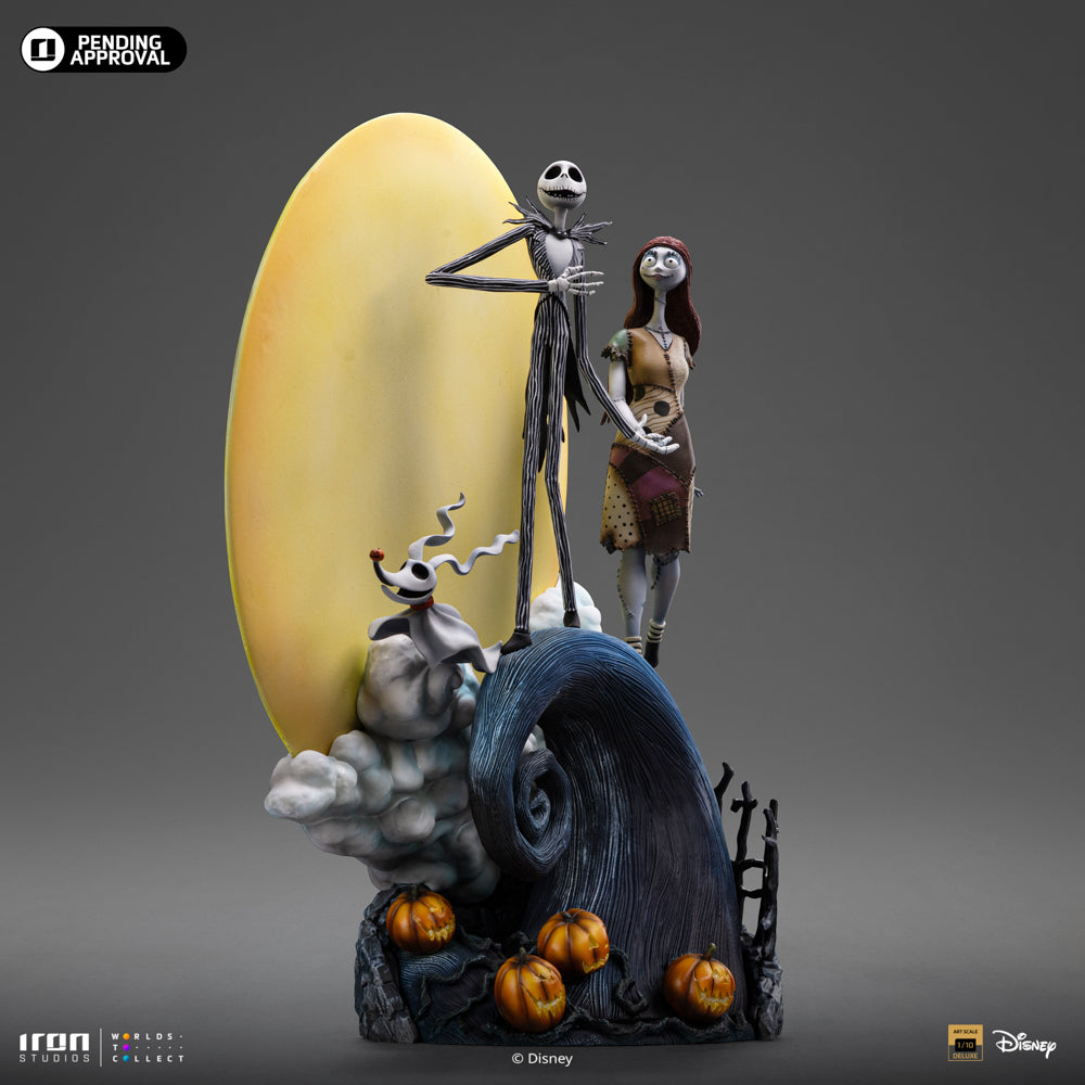 Statue Jack and Sally - Nightmare Before Christmas - Deluxe Art Scale 1/10 - Iron Studios