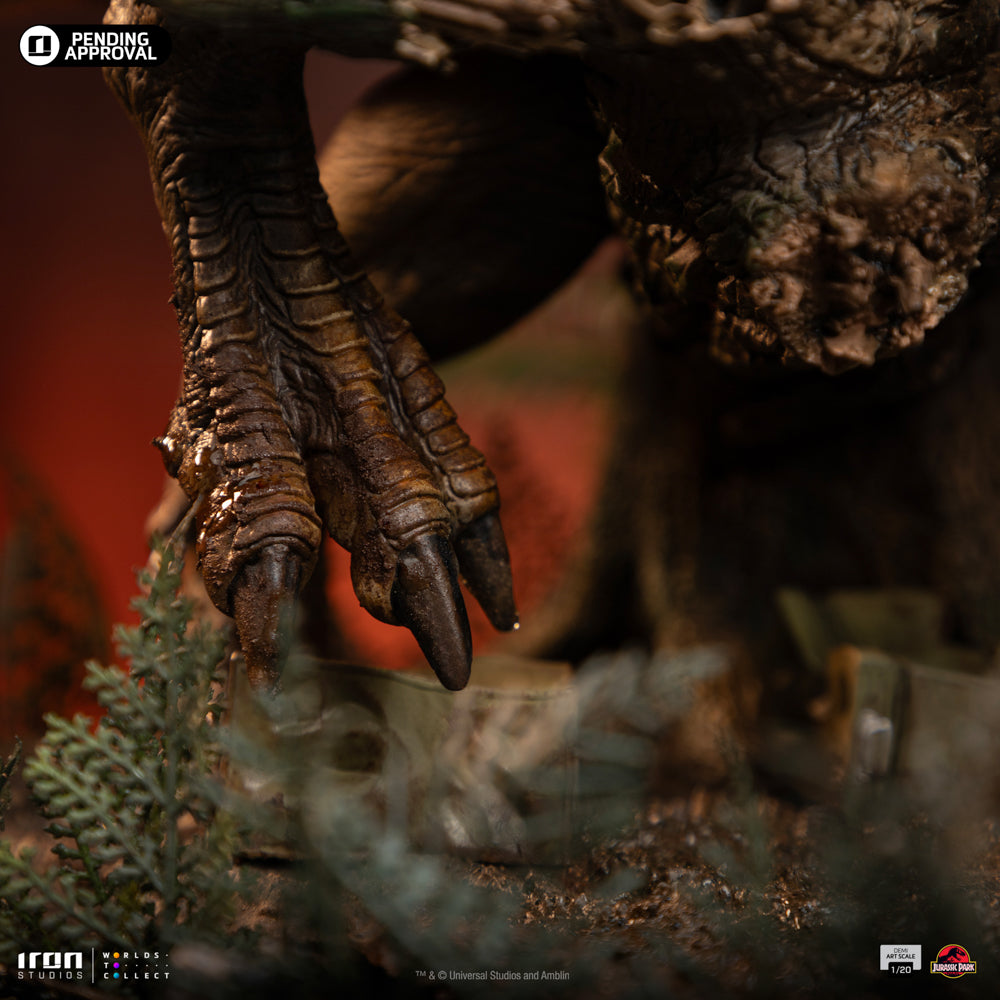 Pre-Order - Statue T-Rex Chase - Jurassic Park - Demi Art Scale 1/20 - Iron Studios