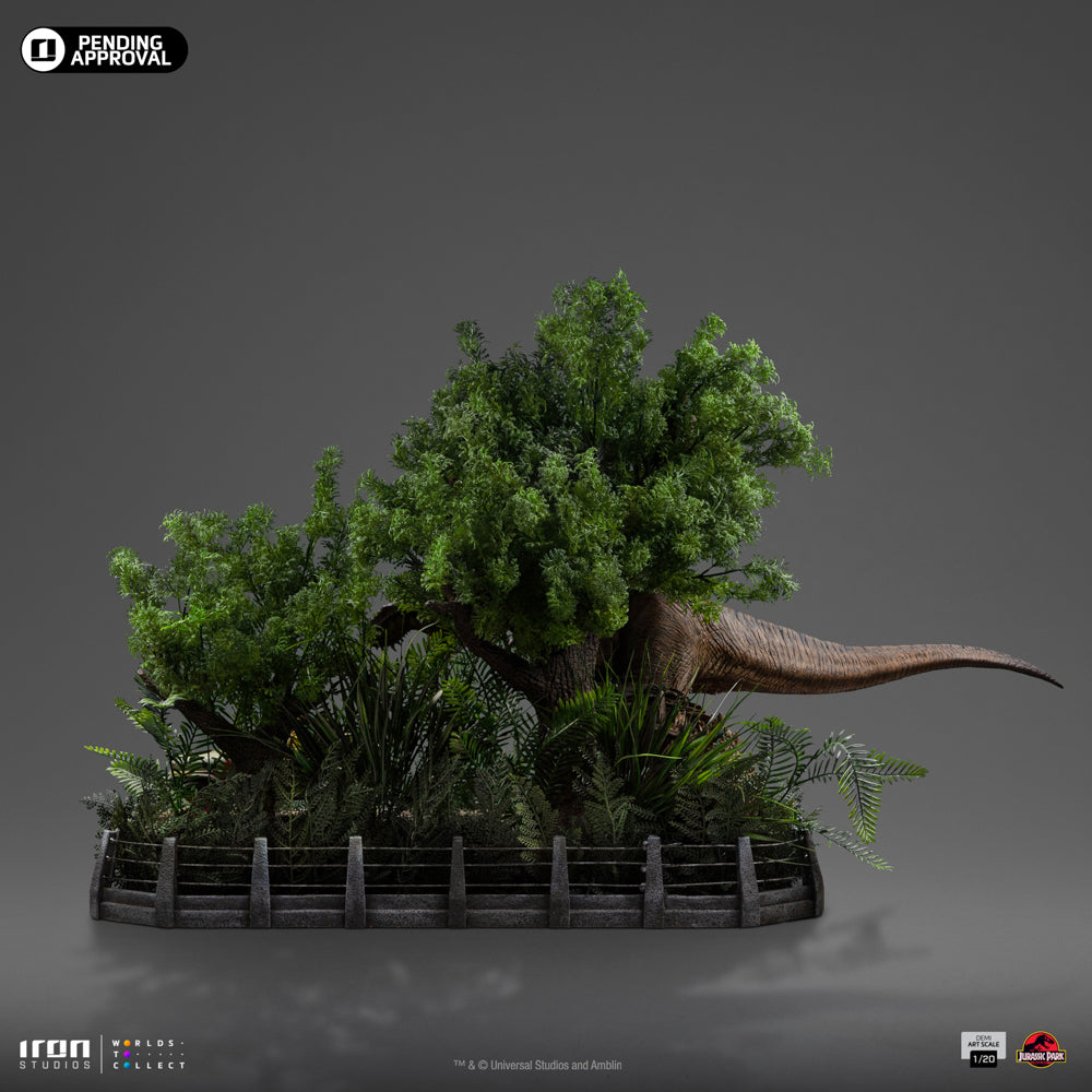 Pre-Order - Statue T-Rex Chase - Jurassic Park - Demi Art Scale 1/20 - Iron Studios