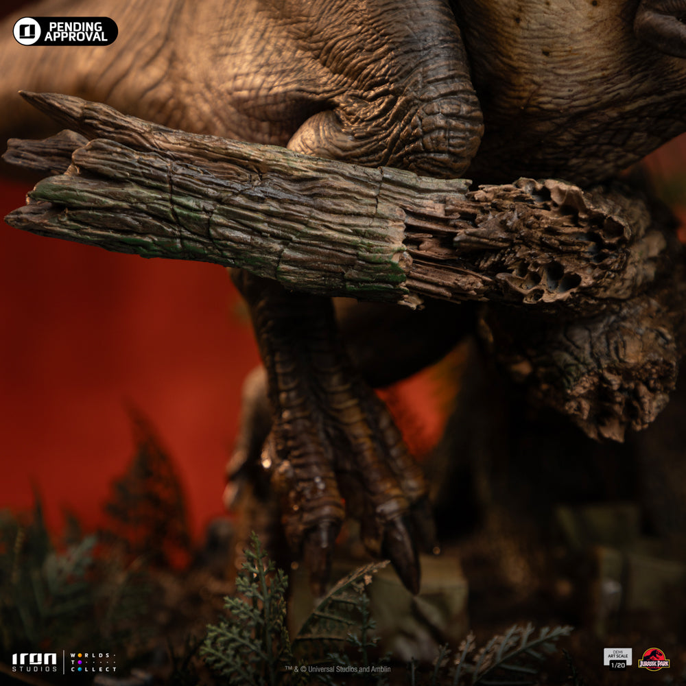 Pre-Order - Statue T-Rex Chase - Jurassic Park - Demi Art Scale 1/20 - Iron Studios