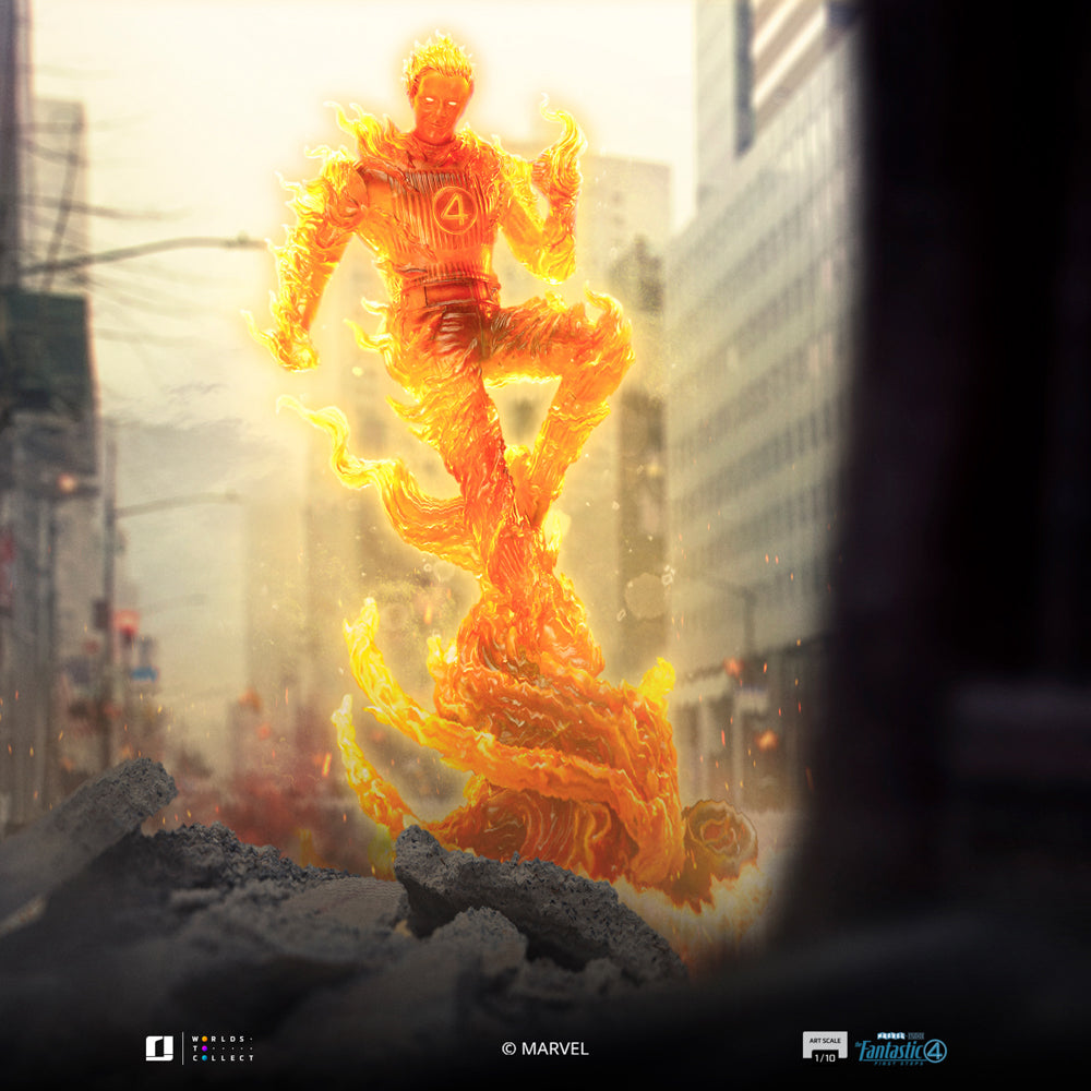 Statue Human Torch - The Fantastic Four: First Steps - Art Scale 1/10 - Iron Studios
