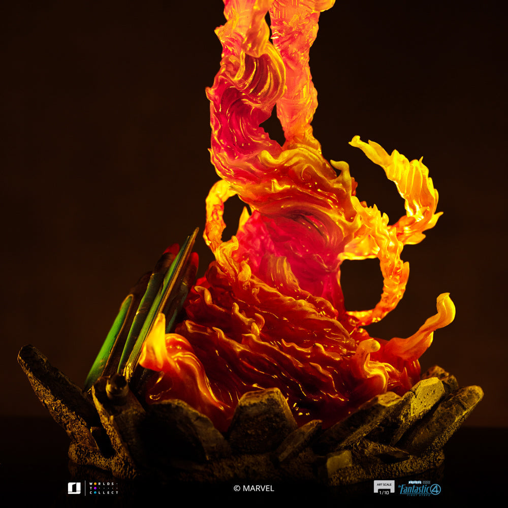 Statue Human Torch - The Fantastic Four: First Steps - Art Scale 1/10 - Iron Studios