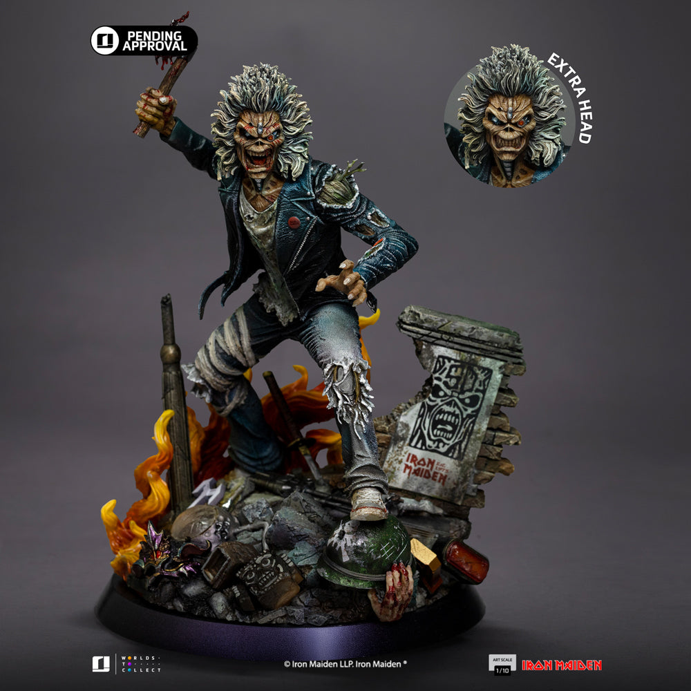 Pre-Order - Statue Eddie (50th Year Anniversary) - Iron Maiden - Art Scale 1/10 - Iron Studios