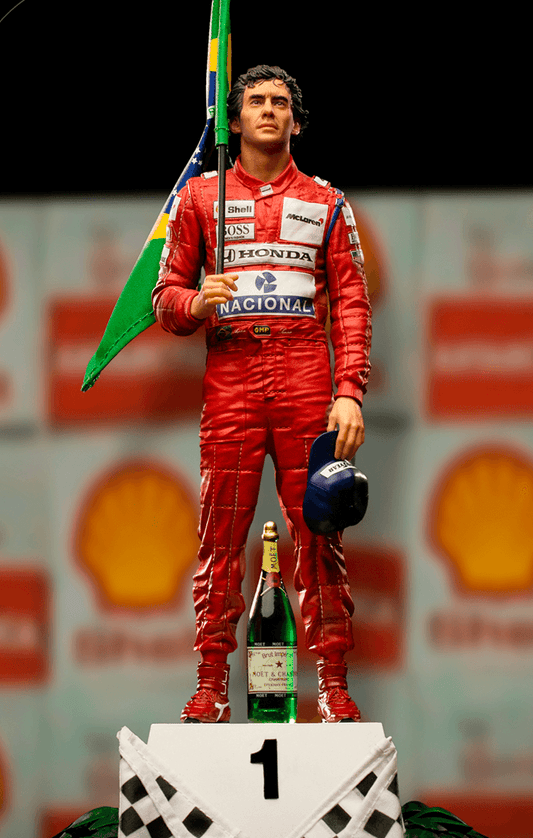 Ayrton Senna Deluxe - GP Brazil 1991 - Art Scale 1/10 - Iron Studios