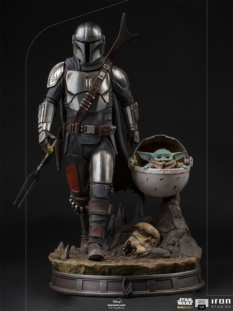 The Mandalorian and The Child - Star Wars: The Mandalorian - Legacy Replica 1/4 - Iron Studios