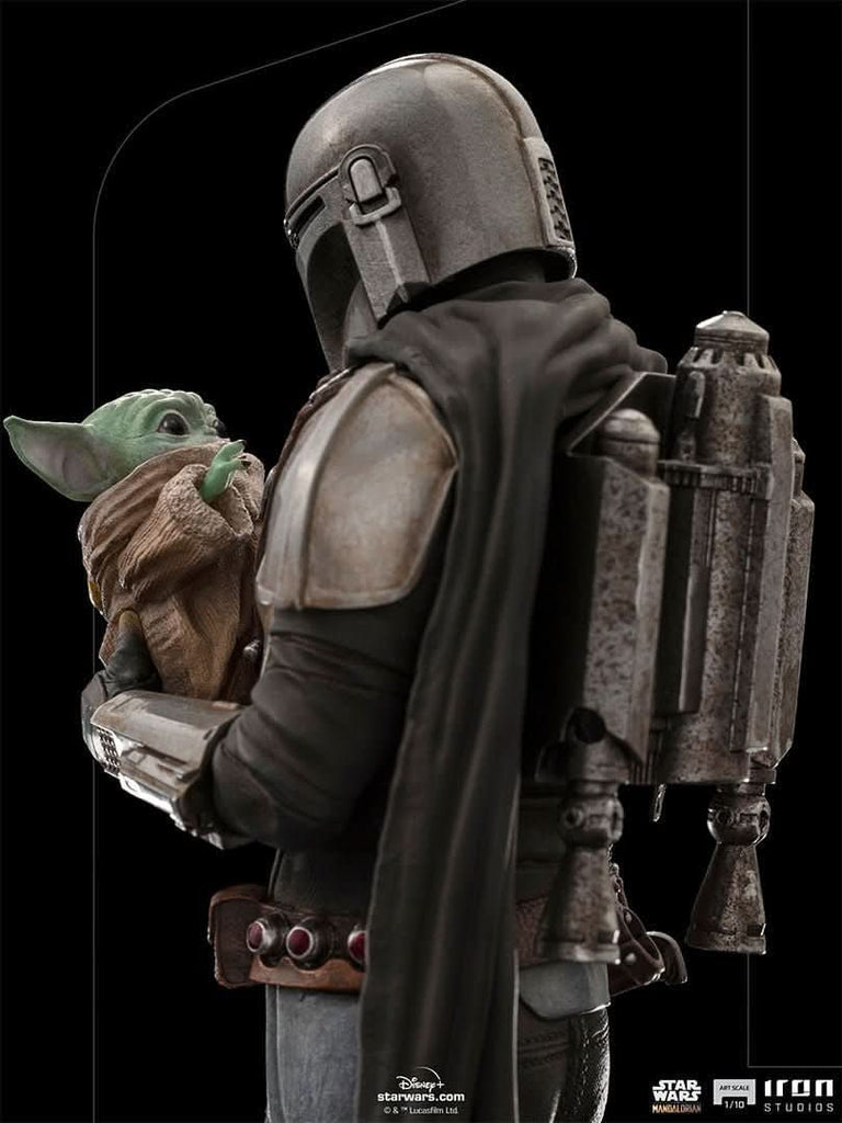 The Mandalorian and Grogu - Star Wars: The Mandalorian - Art Scale 1/10 - Iron Studios