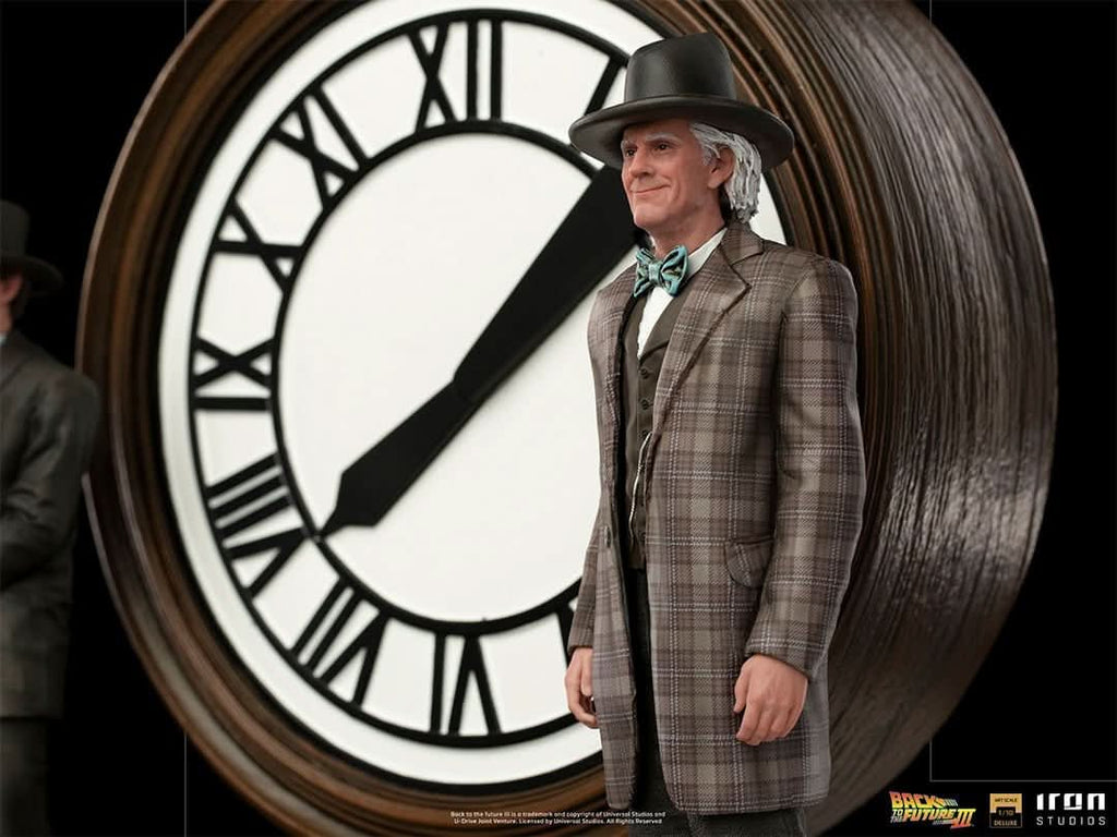 Marty and Doc at the Clock - Back to the Future - Art Scale 1/10 - Iron Studios