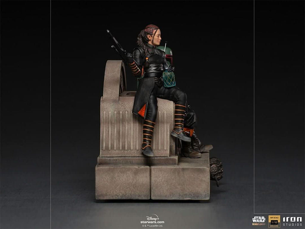 Boba Fett and Fennec Shand on Throne Deluxe - Star Wars: The Mandalorian - Art Scale 1/10 - Iron Studios
