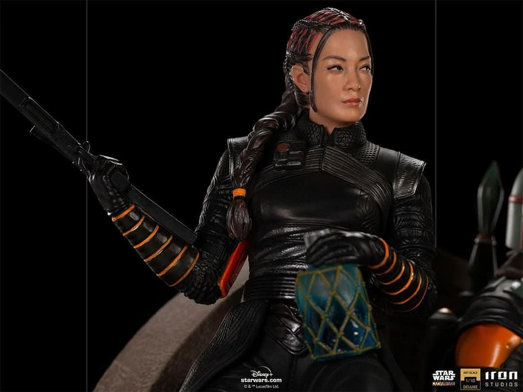 Boba Fett and Fennec Shand on Throne Deluxe - Star Wars: The Mandalorian - Art Scale 1/10 - Iron Studios