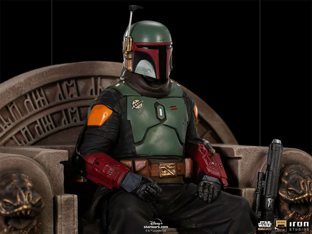 Boba Fett on Throne - Star Wars: The Mandalorian - Art Scale 1/10 - Iron Studios