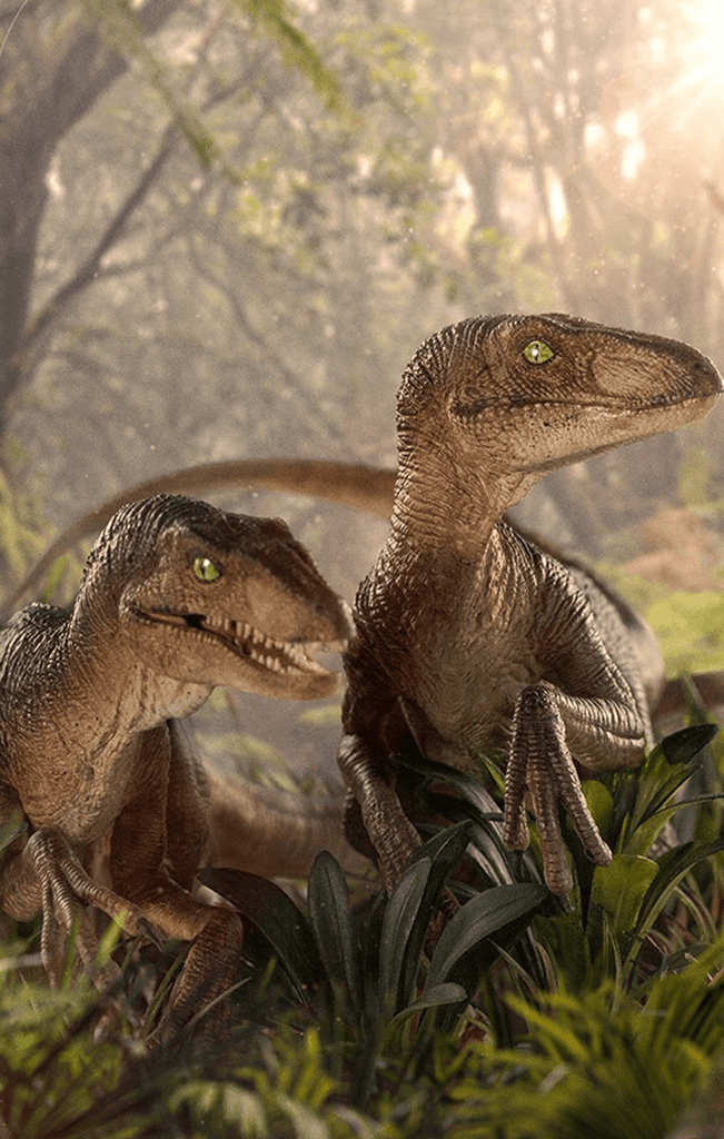 Just The Two Raptors - Jurassic Park - Art Scale 1/10 - Iron Studios