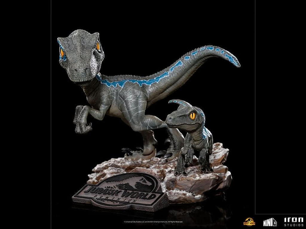 Statue Blue and Beta - Jurassic World: Dominion - Minico - Iron Studios