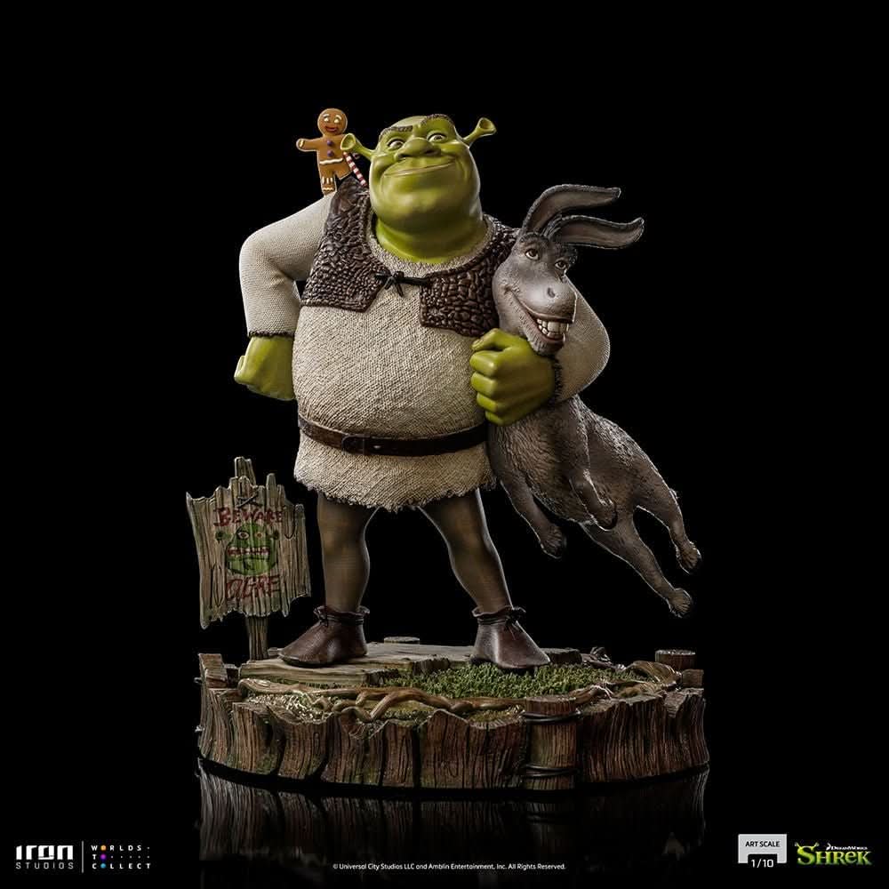 Shrek, Donkey and The Gingerbread Man - Shrek - Art Scale 1/10 - Iron Studios