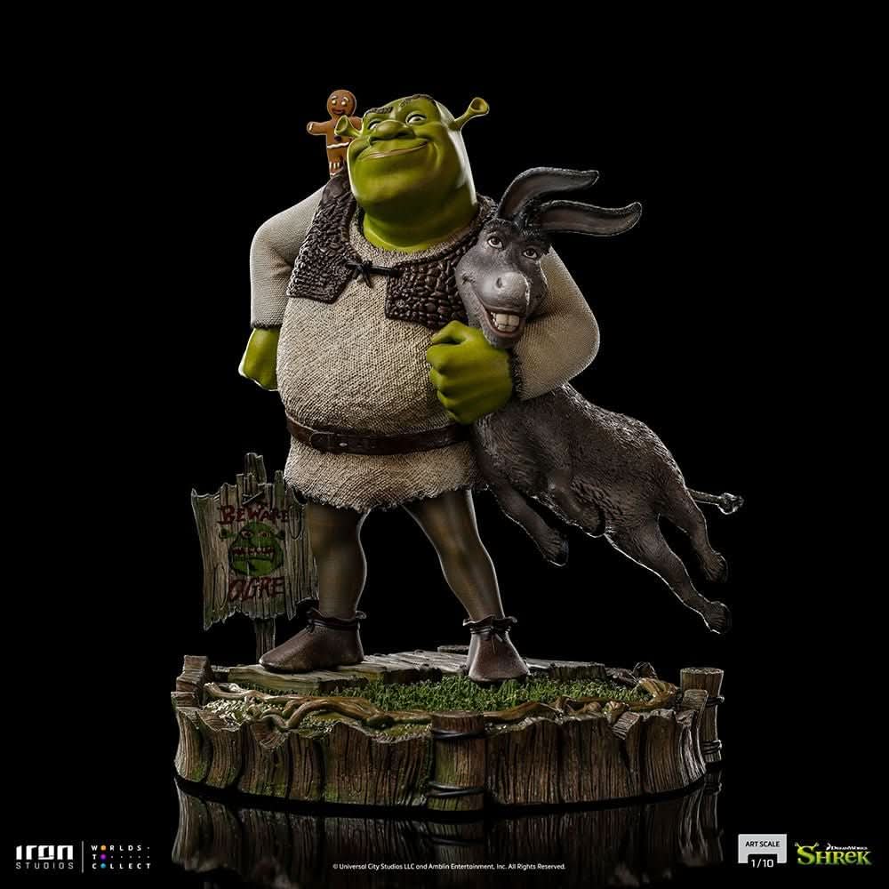 Shrek, Donkey and The Gingerbread Man - Shrek - Art Scale 1/10 - Iron Studios