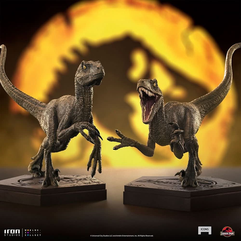 Velociraptor B - Jurassic Park - Icons - Iron Studios