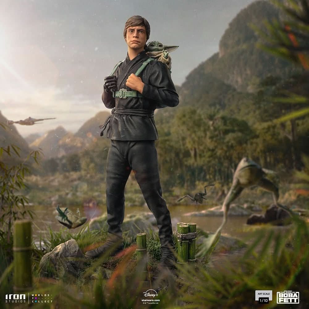 Statue Luke Skywalker and Grogu Training Version - Star Wars: The Book of Boba Fett - Art Scale 1/10 - Iron Studios