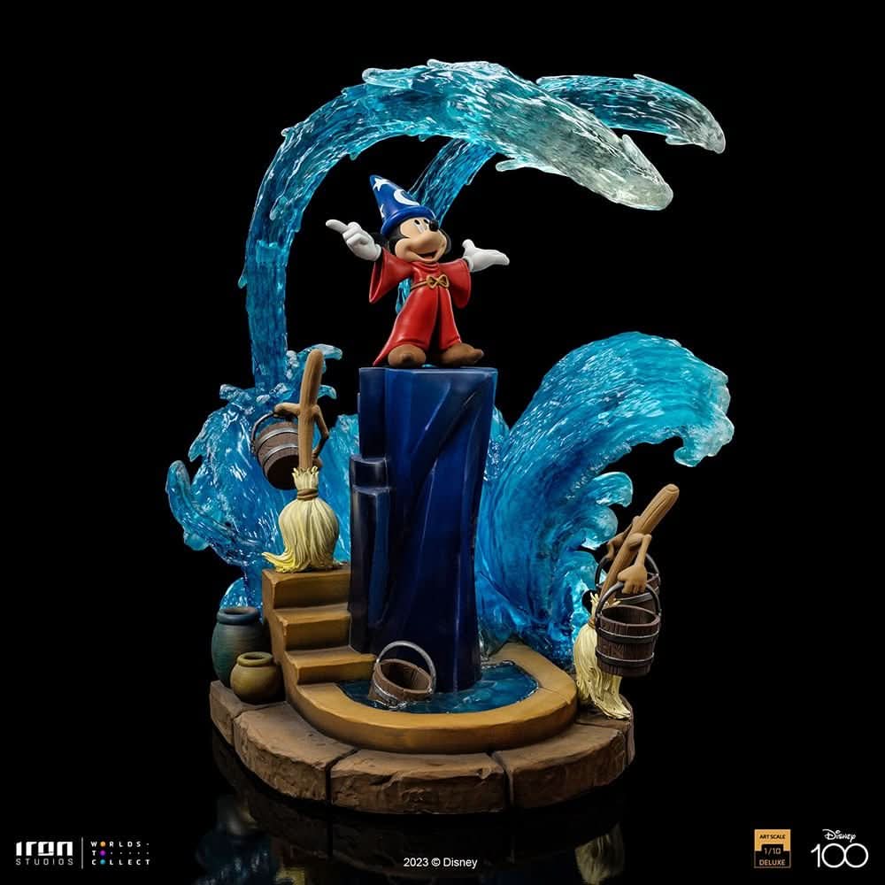 Mickey Deluxe - Disney 100th - Fantasia - Art Scale 1/10 - Iron Studios
