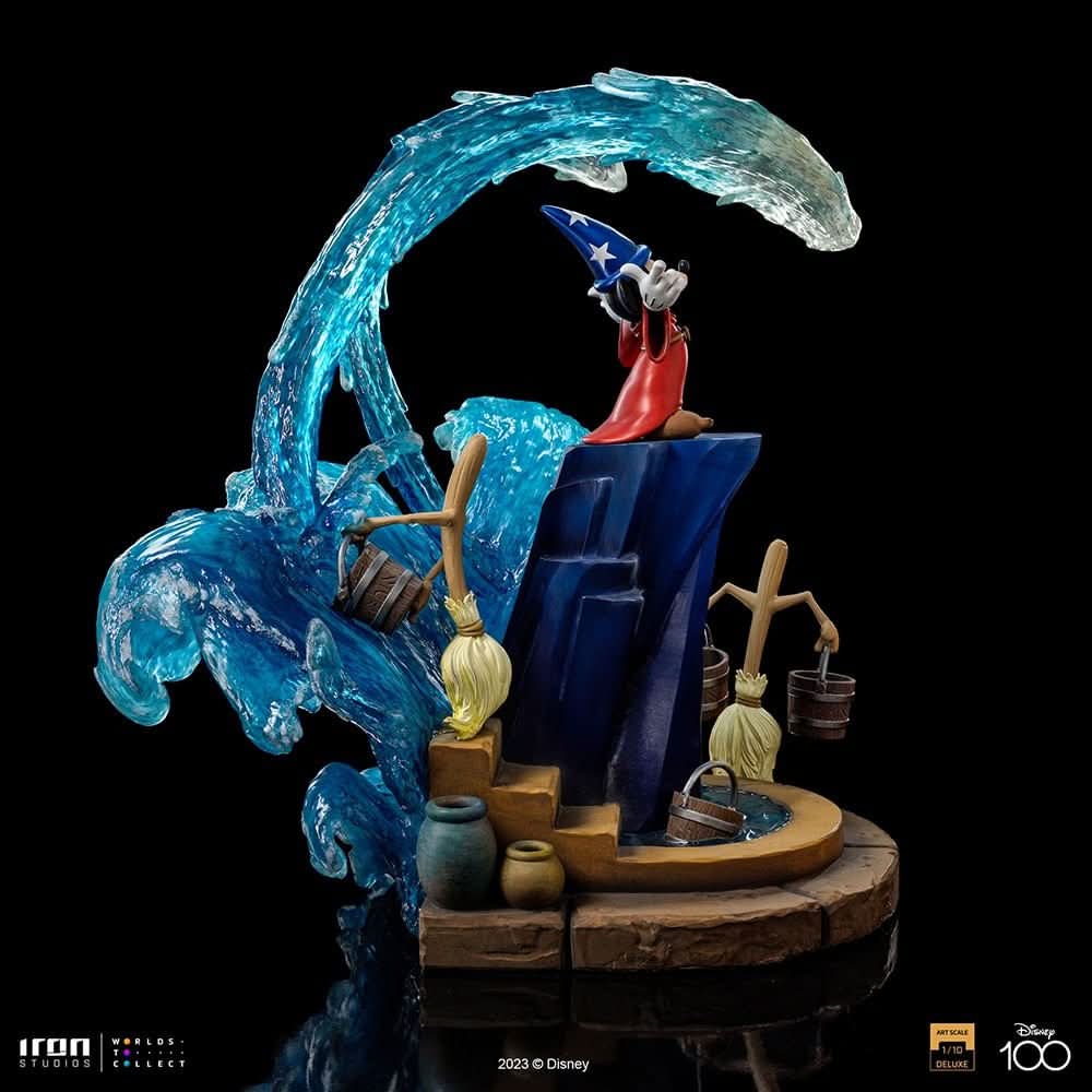Mickey Deluxe - Disney 100th - Fantasia - Art Scale 1/10 - Iron Studios
