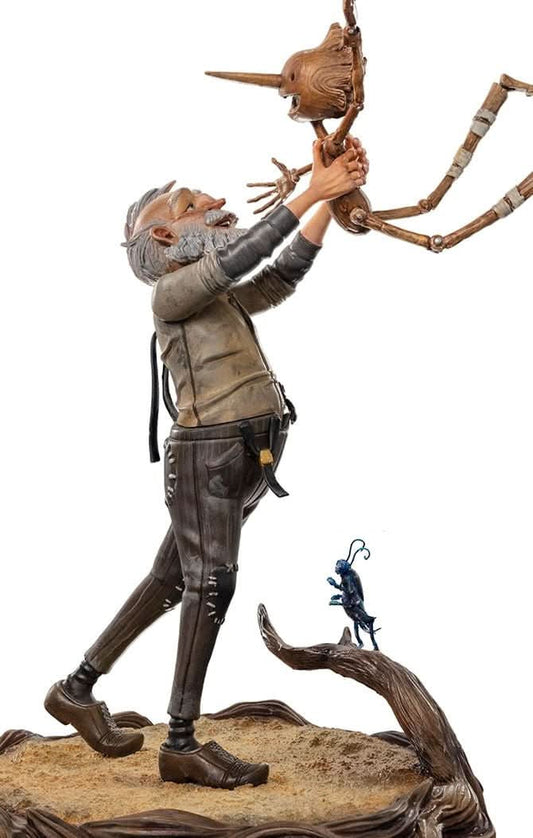 Statue Geppetto & Pinocchio Deluxe (Signed Version) - Pinocchio - Art Scale 1/10 - Iron Studios