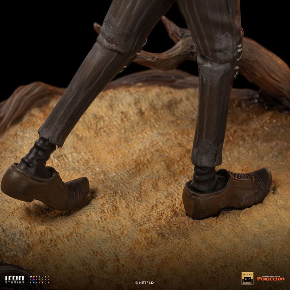 Statue Geppetto & Pinocchio Deluxe (Signed Version) - Pinocchio - Art Scale 1/10 - Iron Studios
