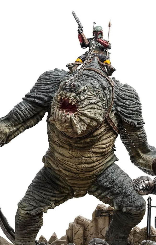 Statue Boba Fett and Rancor - Star Wars: The Book of Boba Fett - Demi Art Scale 1/20 - Iron Studios