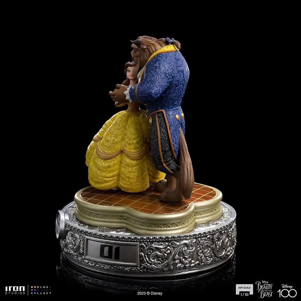 Statue Beauty and The Beast 100 Years Version - Disney 100th - Beauty and The Beast - Art Scale 1/10 - Iron Studios