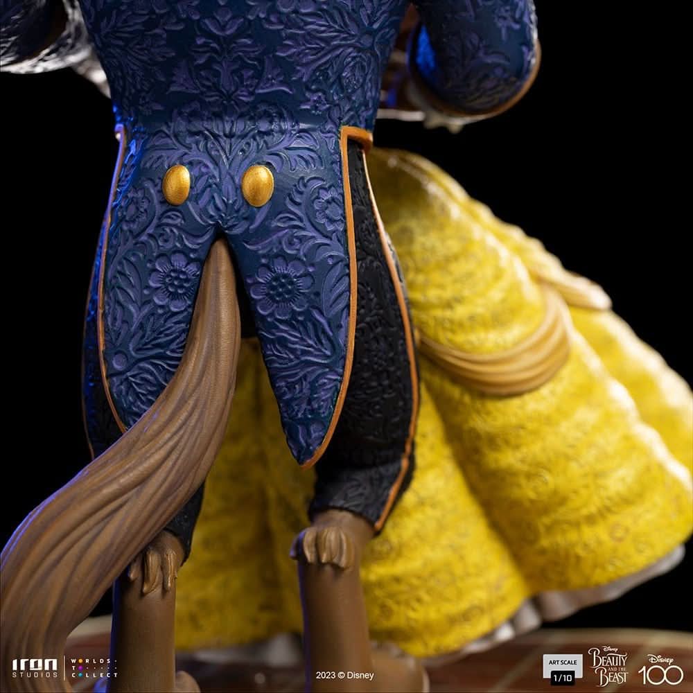 Statue Beauty and The Beast 100 Years Version - Disney 100th - Beauty and The Beast - Art Scale 1/10 - Iron Studios