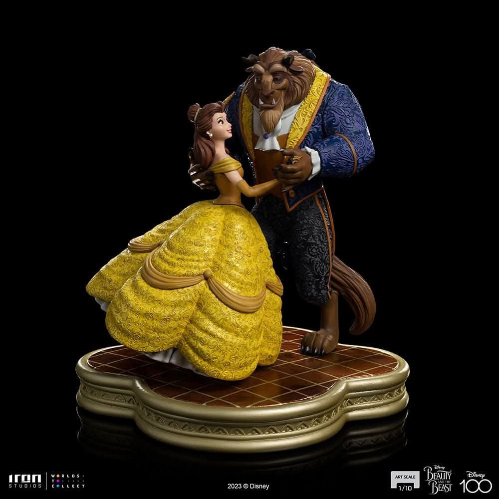 Statue Beauty and The Beast - Disney 100th - Beauty and The Beast - Art Scale 1/10 - Iron Studios