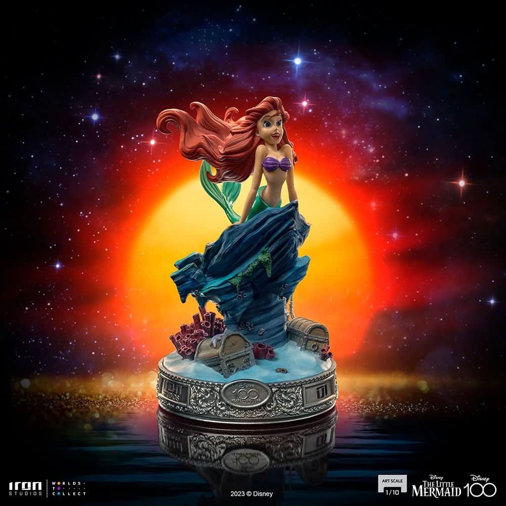 Statue Little Mermaid 100 Years Version - Disney 100th - Little Mermaid - Art Scale 1/10 - Iron Studios