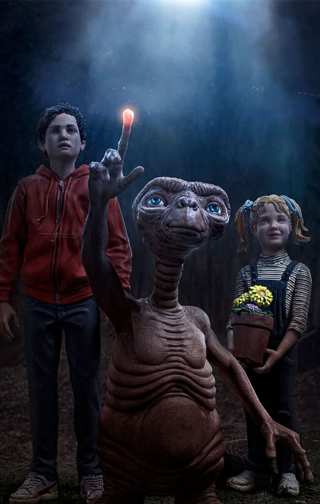 Statue E.T. Elliot and Gertie Deluxe - E.T. The Extra-Terrestrial - Art Scale 1/10 - Iron Studios