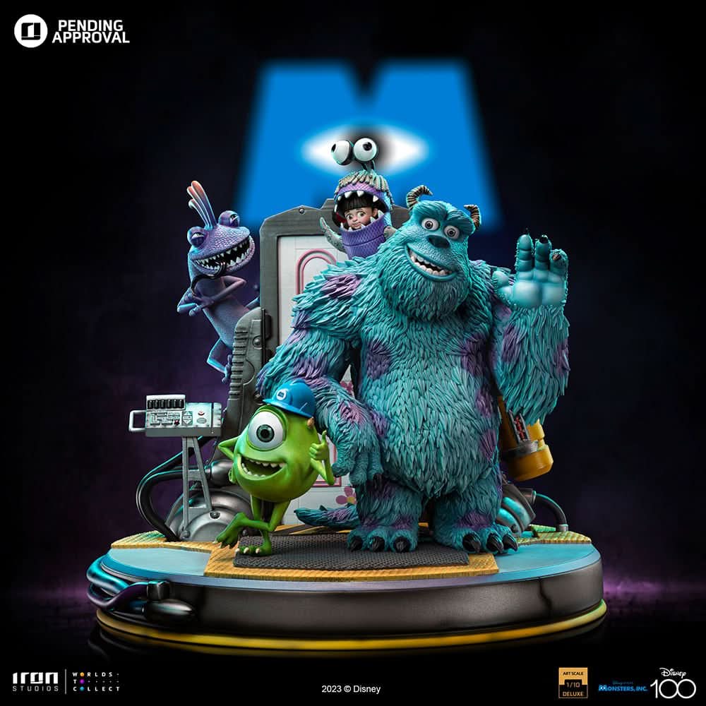 Monsters Inc. Diorama Deluxe - Disney 100th - Monsters Inc. - Art Scale 1/10 - Iron Studios