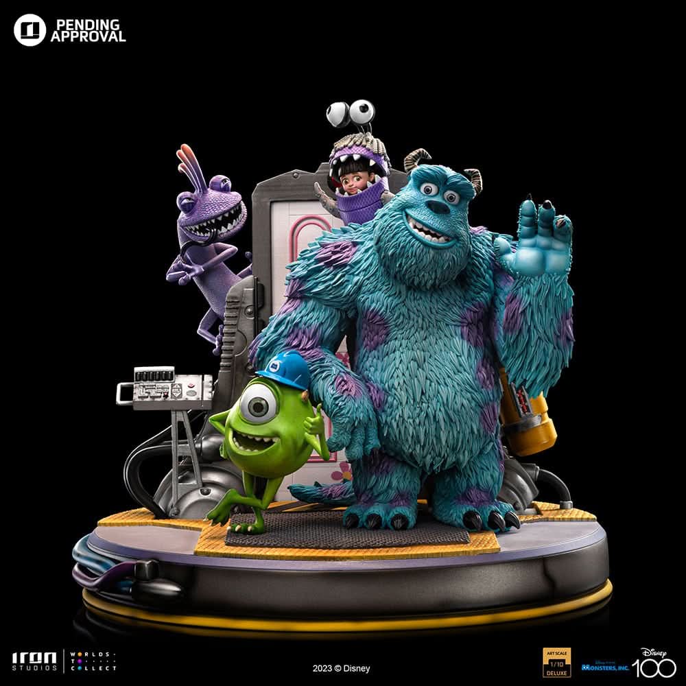 Monsters Inc. Diorama Deluxe - Disney 100th - Monsters Inc. - Art Scale 1/10 - Iron Studios