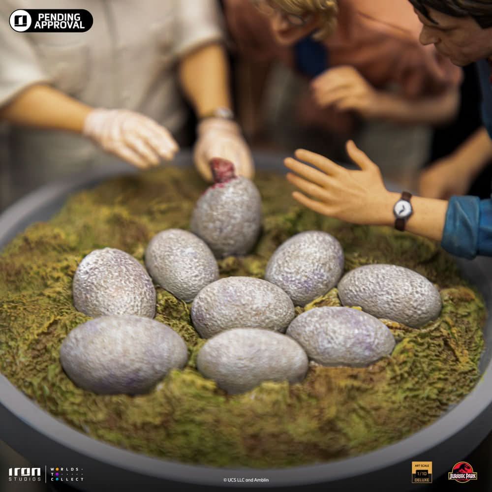 Dino Hatching Deluxe - Jurassic Park - Art Scale 1/10 - Iron Studios