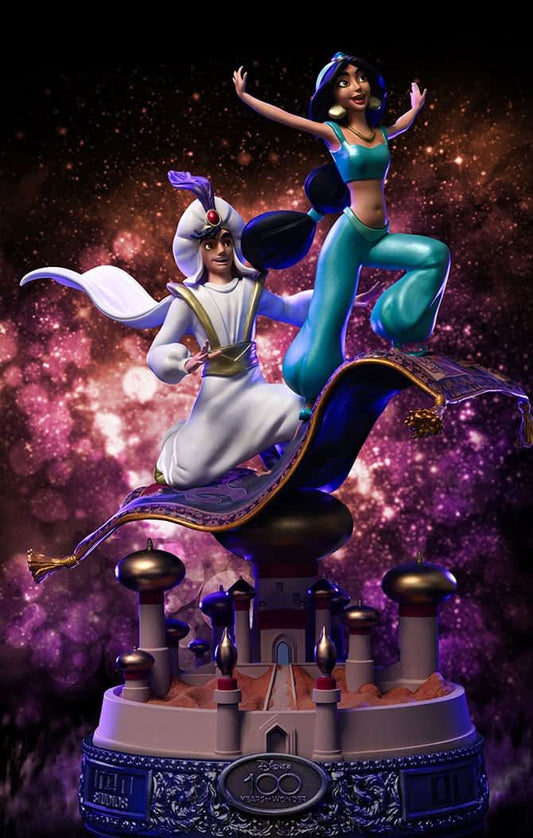 Statue Aladdin and Jasmine 100 Years Version - Disney 100th - Aladdin - Art Scale 1/10 - Iron Studios