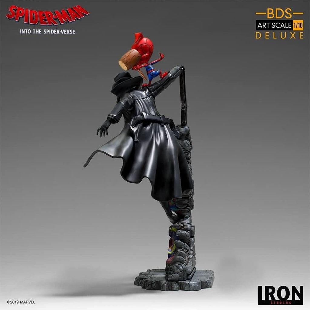 Spider Noir and Spider Ham - Spiderman: Into The Spiderverse - Art Scale 1/10 - Iron Studios