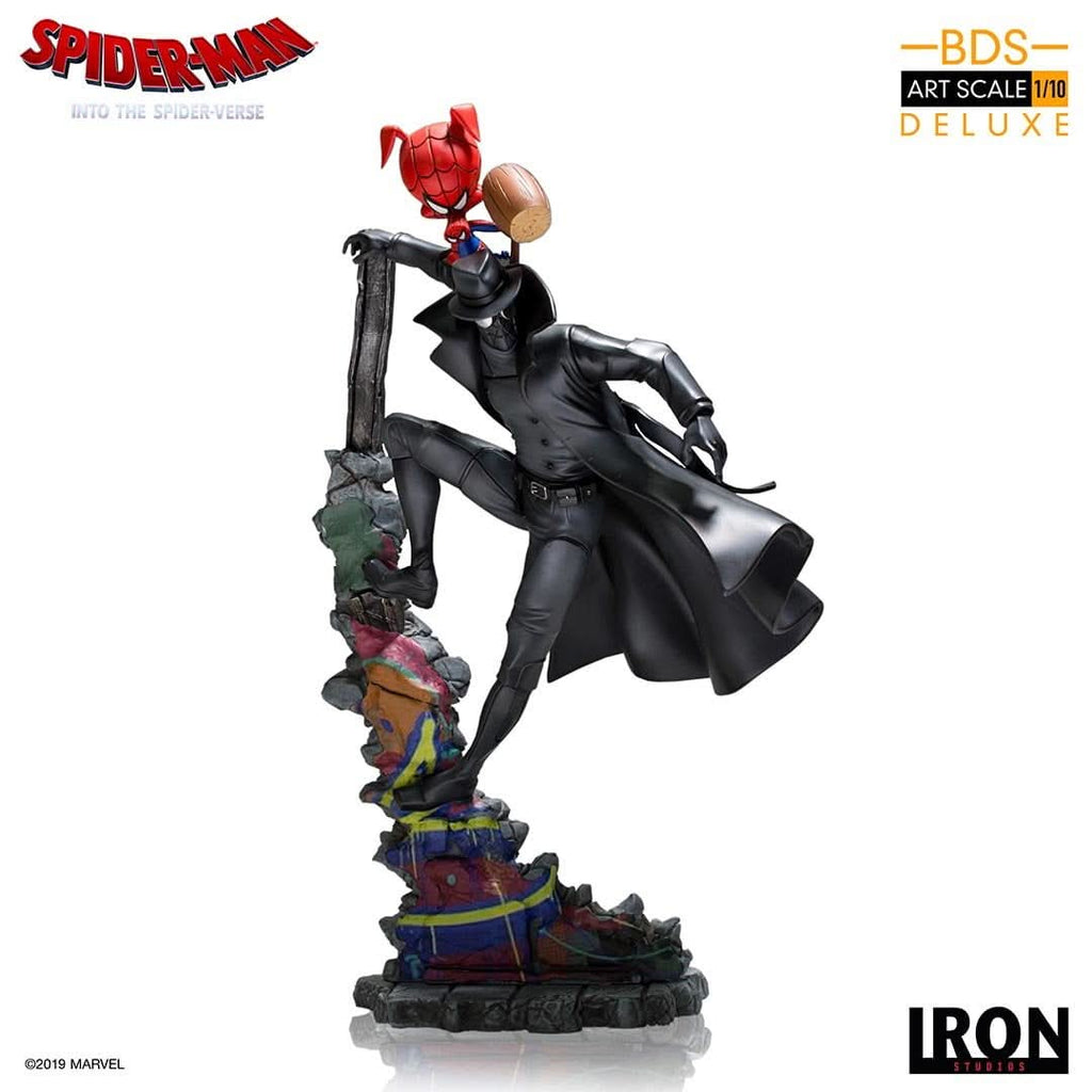Spider Noir and Spider Ham - Spiderman: Into The Spiderverse - Art Scale 1/10 - Iron Studios
