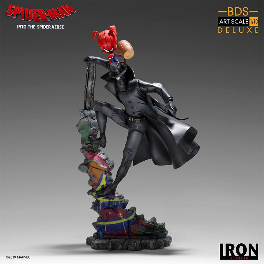 Spider Noir and Spider Ham - Spiderman: Into The Spiderverse - Art Scale 1/10 - Iron Studios