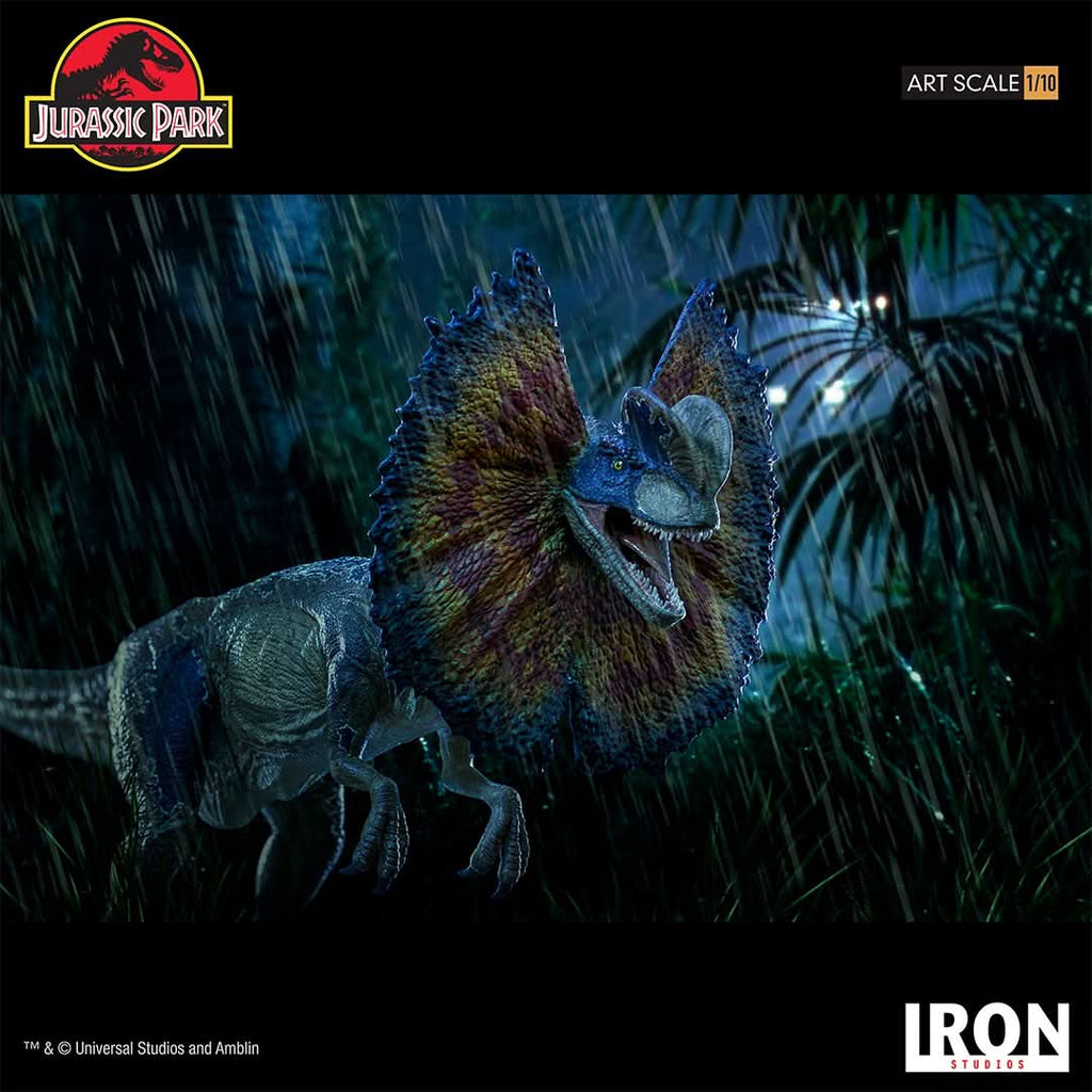 Dilophosaurus - Jurassic Park - Art Scale 1/10 - Iron Studios