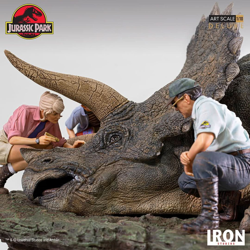 Triceratops Diorama - Jurassic Park - Art Scale 1/10 - Iron Studios