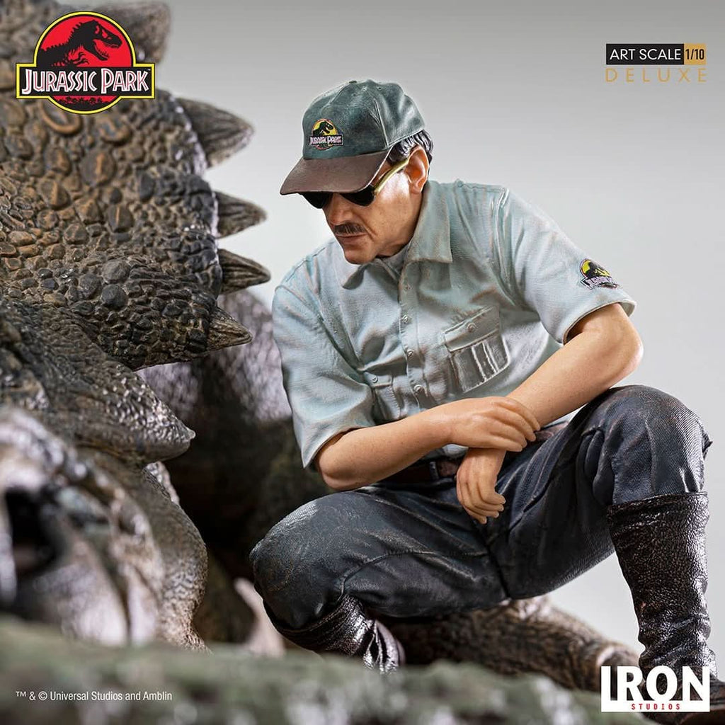 Triceratops Diorama - Jurassic Park - Art Scale 1/10 - Iron Studios