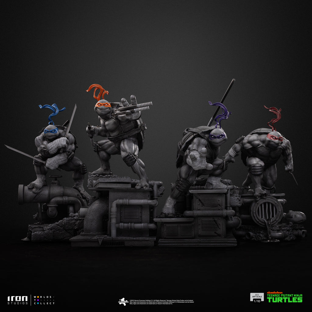 Pre-Order - Statue Donatello (Black and White Variant) - Teenage Mutant Ninja Turtles - BDS Art Scale 1/10 - Iron Studios